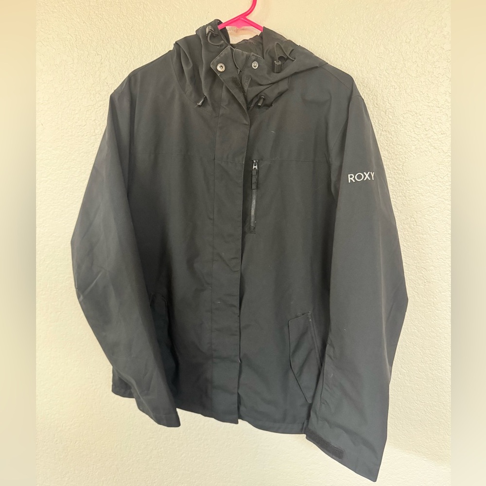 Roxy 3-in1 Snow Jacket Black Womens XL Snowboard Ski